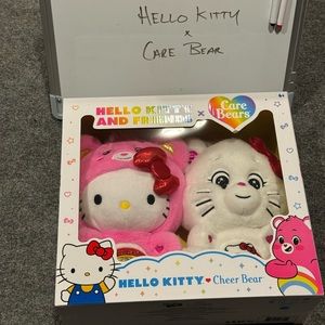 🩷Care Bears Hello Kitty & Cheer Bear Plush🩷